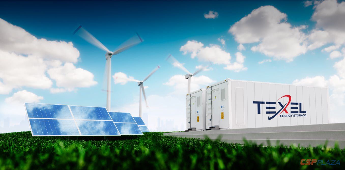 一種部署方案是在太陽能光伏或風力發電場上儲存間歇能源圖片@TEXEL.jpg